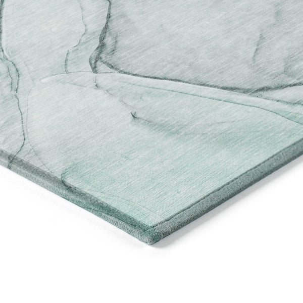 HomeRoots 5' Beige and Gray Abstract Area Rug – Stylish, Washable, Non-Skid for Indoor and Outdoor Spaces 5' X 8' 559419