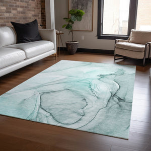 HomeRoots 5' Beige and Gray Abstract Area Rug – Stylish, Washable, Non-Skid for Indoor and Outdoor Spaces 5' X 8' 559419