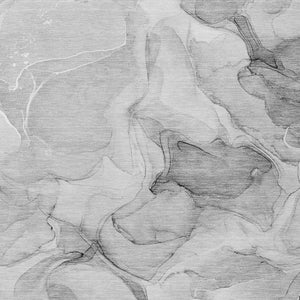 Homeroots 3' X 5' Gray Abstract Washable Non Skid Indoor Outdoor Area Rug Gray Polyester 559499