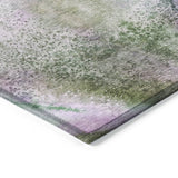 Homeroots 5' X 8' Purple Abstract Washable Non Skid Indoor Outdoor Area Rug Purple Polyester 559608