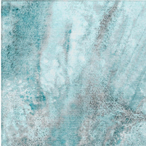 Homeroots 5' Beige Abstract Washable Non-skid Area Rug - Elegant, Stain Resistant, Perfect For Indoor & Outdoor Use 3' X 5' Polyester 559616