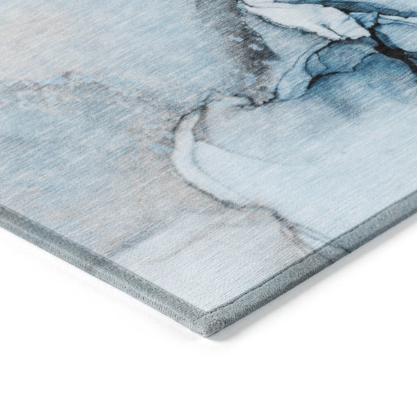 HomeRoots 5' Beige Abstract Area Rug - Washable, Non-Skid Design for Indoor and Outdoor Spaces, Durable & Stylish 8' X 10' 559682