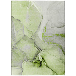HomeRoots 5' Beige Abstract Area Rug - Washable, Non-Skid Design for Indoor and Outdoor Spaces, Durable & Stylish 10' X 14' 559693