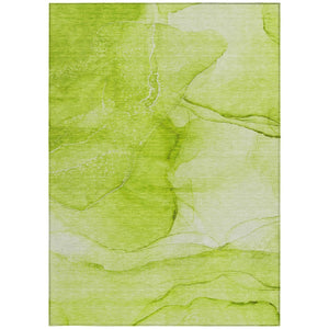 HomeRoots 5' Modern Beige Abstract Area Rug - Washable, Non-Skid, Stain-Resistant for Indoor & Outdoor Use 8' X 10' 559745