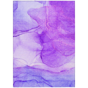 HomeRoots 5' Modern Beige Abstract Area Rug - Washable, Non-Skid, Stain-Resistant for Indoor & Outdoor Use 8' X 10' 559772