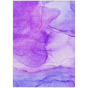 HomeRoots 5' Modern Beige Abstract Area Rug - Washable, Non-Skid, Stain-Resistant for Indoor & Outdoor Use 10' X 14' 559774