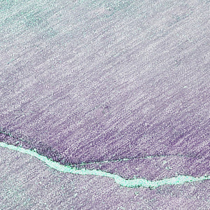 Homeroots 8' Runner Stylish Green Abstract Washable Non-skid Indoor/Outdoor Rug For Kids And Pets’ Spaces 10' X 14' Polyester 559792