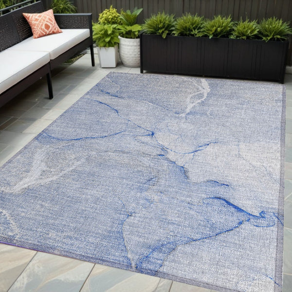 HomeRoots 5' Beige Abstract Area Rug - Washable Indoor Outdoor Design for Elegant, Durable, and Easy Care Living 5' X 8' 559888