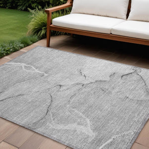 HomeRoots 5' Beige Abstract Area Rug - Washable Indoor Outdoor Design for Elegant, Durable, and Easy Care Living 10' X 14' 559901