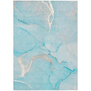 HomeRoots 5' Beige Abstract Area Rug - Washable Indoor Outdoor Design for Elegant, Durable, and Easy Care Living 9' X 12' 559909