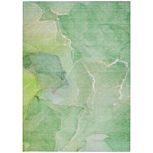 HomeRoots 5' Beige Abstract Area Rug - Washable, Non-Skid Design for Indoor & Outdoor Use, Easy Care & Stylish 8' X 10' 559926