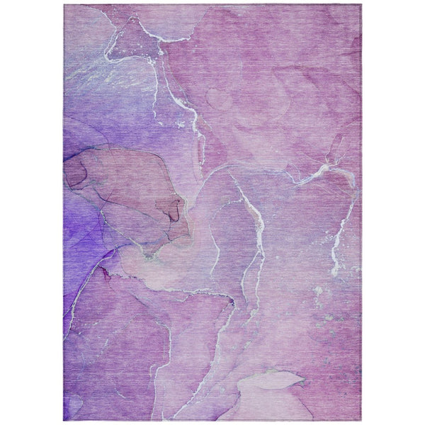HomeRoots 5' Beige Abstract Area Rug - Washable, Non-Skid Design for Indoor & Outdoor Use, Easy Care & Stylish 5' X 8' 559933