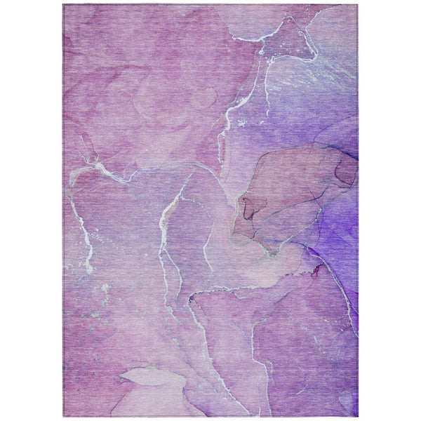HomeRoots 5' Beige Abstract Area Rug - Washable, Non-Skid Design for Indoor & Outdoor Use, Easy Care & Stylish 5' X 8' 559933