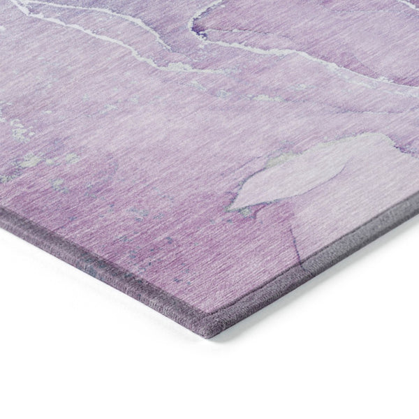 HomeRoots 5' Beige Abstract Area Rug - Washable, Non-Skid Design for Indoor & Outdoor Use, Easy Care & Stylish 8' Round 559934
