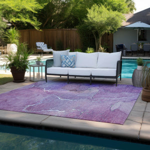 HomeRoots 5' Beige Abstract Area Rug - Washable, Non-Skid Design for Indoor & Outdoor Use, Easy Care & Stylish 10' X 14' 559937