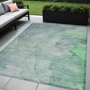 HomeRoots 5' Beige Abstract Area Rug - Washable, Non-Skid Design for Indoor & Outdoor Use, Easy Care & Stylish 5' X 8' 559942