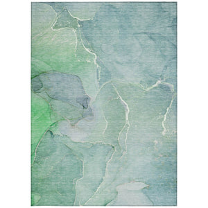 HomeRoots 5' Beige Abstract Area Rug - Washable, Non-Skid Design for Indoor & Outdoor Use, Easy Care & Stylish 5' X 8' 559942
