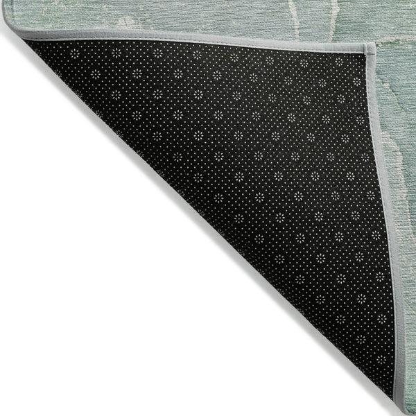 HomeRoots 5' Beige Abstract Area Rug - Washable, Non-Skid Design for Indoor & Outdoor Use, Easy Care & Stylish 8' X 10' 559944