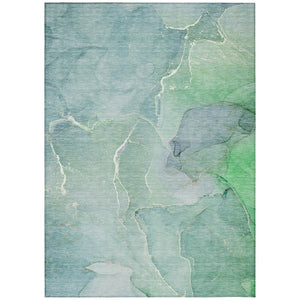 HomeRoots 5' Beige Abstract Area Rug - Washable, Non-Skid Design for Indoor & Outdoor Use, Easy Care & Stylish 10' X 14' 559946