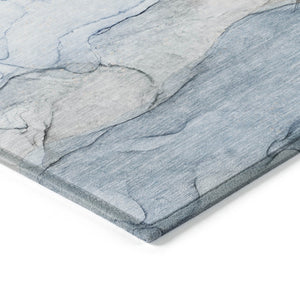HomeRoots 5' Beige Abstract Area Rug - Washable, Non-Skid, Stain-Resistant Design for Indoor & Outdoor Use 9' X 12' 559963
