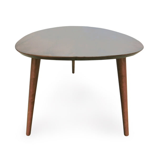 English Elm Christopher Knight Home® - Coffee Table - Mid-Century Modern Oval Design With Eco-Friendly Wood Legs For Stylish Living Spaces N771P256402T
