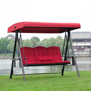English Elm Garden Replacement Canopy Top for GT Porch Swing Model GCS00229C UV Resistant Polyester Cover, Retractable Shade Compatible with 12x9ft Pergola Frame Burgundy W419P329181