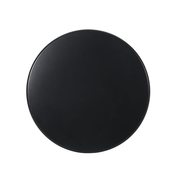 English Elm Christopher Knight Home® - NEVADA Side Table with Breezy Mesh Iron Design, Rounded Silhouette for Timeless Outdoor Living Space Matte Black 65459.00BLK