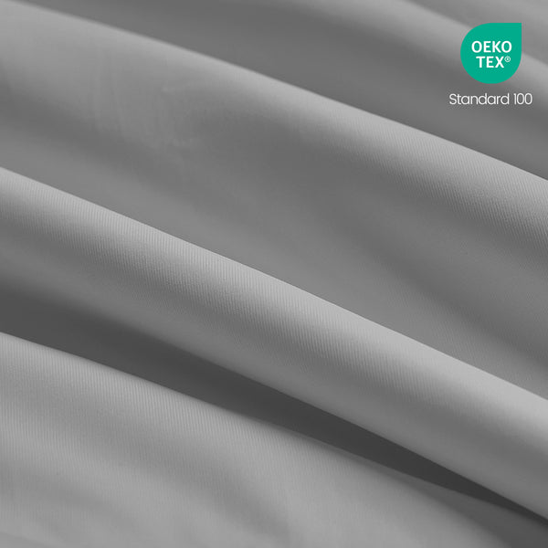 JLA Home Main Street - Cooling breathable comforter with lightweight 170gsm nylon-spandex blend for year-round temperature control Gray OLX10-0007