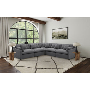 English Elm Greeley Armless Accent Chair with Performance Fabric and Foam Cushions for Modern Living B062P441446