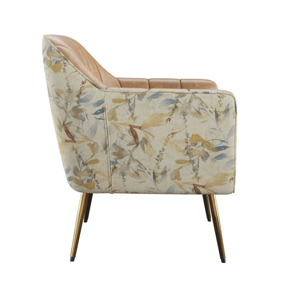 English Elm Wallace & Bay - Brown Accent Chair - Polished Vintage-Inspired Design For Stylish Comfort In Any Room Setting! B2709P212472-GIGA