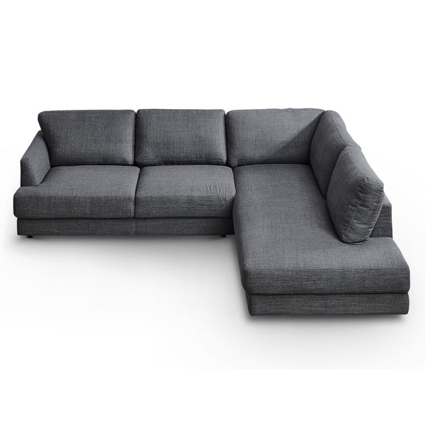 English Elm Ashcroft Furniture - Glander Cozy Right-Facing Sectional Sofa In Grey - Modern Comfort, Durable Design For Any Space B183S00038