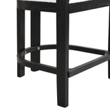 Christopher Knight Home® - Noble House - 26" Counter Height Bar Stool, Upholstered Counter Stools (Set Of 2) -Black