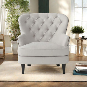 English Elm Christopher Knight Home® - Contemporary Light Grey Fabric Club Chair & Ottoman Set — Chic Durable Upholstery, 300lb Capacity, Versatile Accent Seat 59289.00