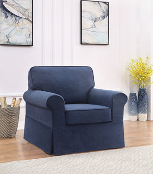 OSP Home Furnishings Ashton Chair Navy