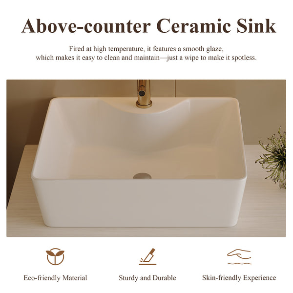 English Elm 31.5 Modern Floating Bathroom Vanity with Vessel Sink, Walnut Finish, Drawer Storage & Bracket Included White,Wood W3136S00019