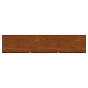 English Elm Harper Solid Mango Wood Media Console with Curved Doors for Large Living Rooms B062P451817