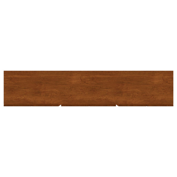 English Elm Harper Solid Mango Wood Media Console with Curved Doors for Large Living Rooms B062P451817