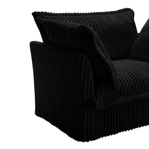 English Elm Koala Corduroy Sectional Sofa Deep Seat High Back Rsf Module for Modern Living Rooms W3041P272945