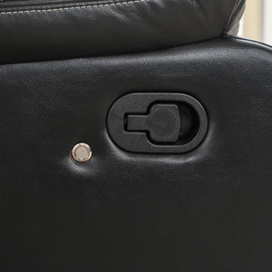 English Elm Power M073 3+1+1 Sofa with Dual Recliners, Wireless Charger, USB, AC, Bluetooth Speaker, LED Lights W1805S00098