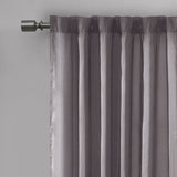 Madison Park Andora Transitional Curtain Panel MP40-1296 Grey