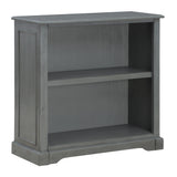 OSP Home Furnishings Country Meadows 2-Shelf Bookcase Plantation Grey