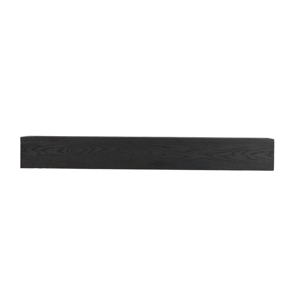 English Elm 48'' Solid Western Red Cedar Floating Mantel Shelf Rustic Farmhouse Wall Display W2640P358910