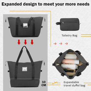 English Elm 2 Piece Abs Hard Shell Spinner Luggage Set with Tsa Lock Expandable Travel Suitcases Dark Gray N732P198744B