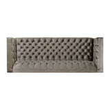 Christopher Knight Home® - Noble House - Galvin Contemporary Tufted Velvet 3 Seater Sofa