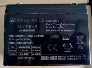 English Elm 24v 5ah Sealed Lead Acid Rechargeable Battery for Kids Ride on Cars and Utvs W1760P208335