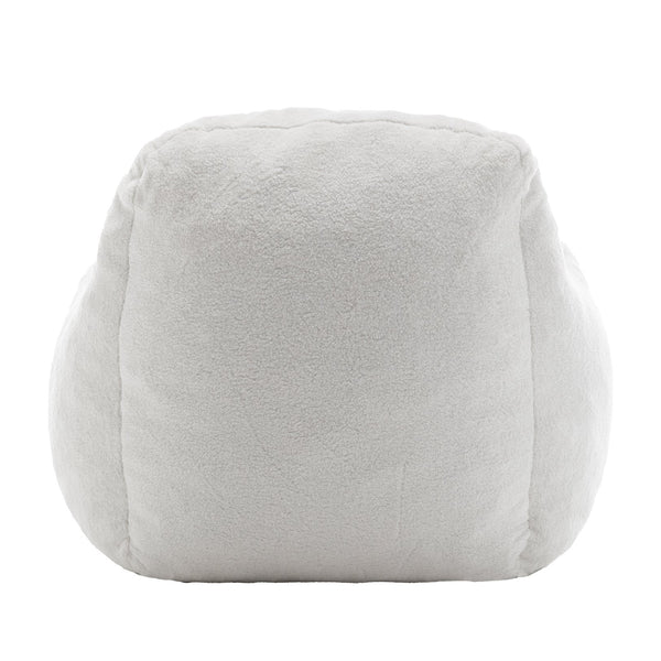 English Elm Bean Bag Chair With Memory Foam - Plush Teddy Upholstery For Cozy Relaxation In Any Space! W2200P247712