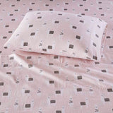 Intelligent Design Cozy Soft Casual Cotton Flannel Printed Sheet Set ID20-1534 Pink Llamas