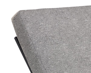 Sunpan Tavira Lounger - Stylish Outdoor Seating with Durable Lanikai Fabric & Charcoal Aluminum Frame