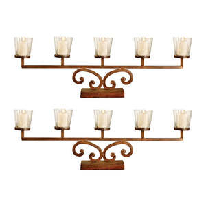 Prairie Votive Mantle Lighting - Set of 2 560002/S2 Elk Home