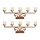 Prairie Votive Mantle Lighting - Set of 2